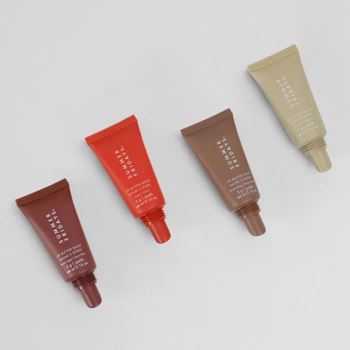 Lip gloss tubes for Summer Fridays, The Mini Lip Butter Balm Set